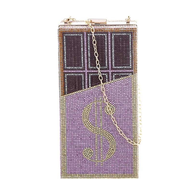 rhinestone money bag